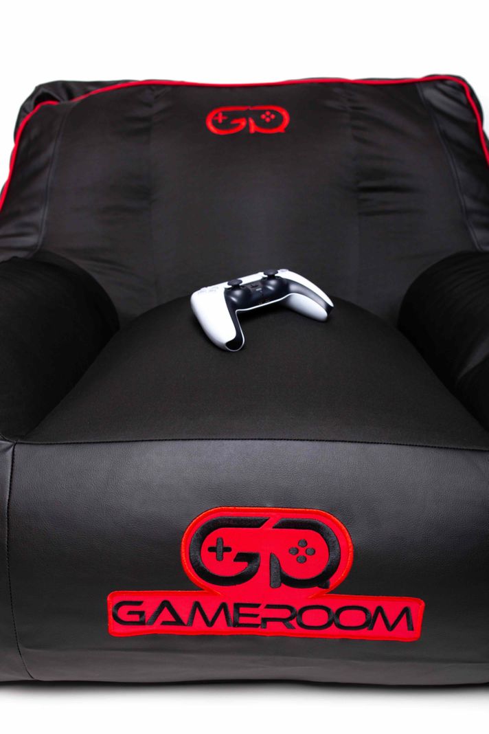 Silla Puff Gamer Epic Rojo-4