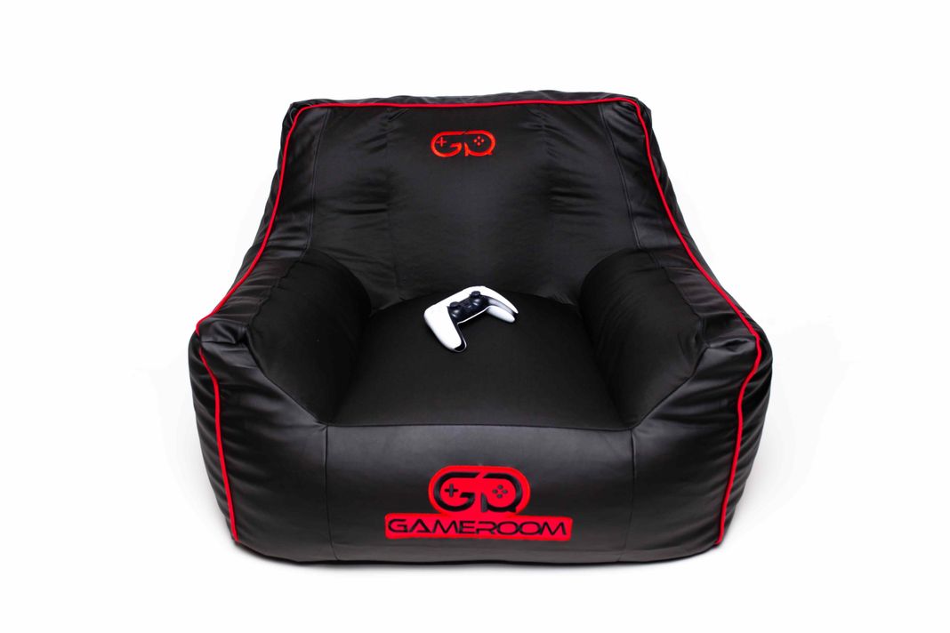 Silla Puff Gamer Epic Rojo-1