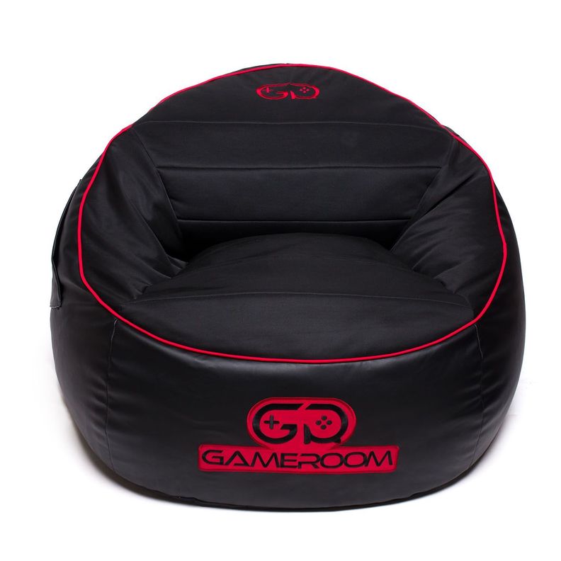 Silla Puff Gamer Zero Rojo-2