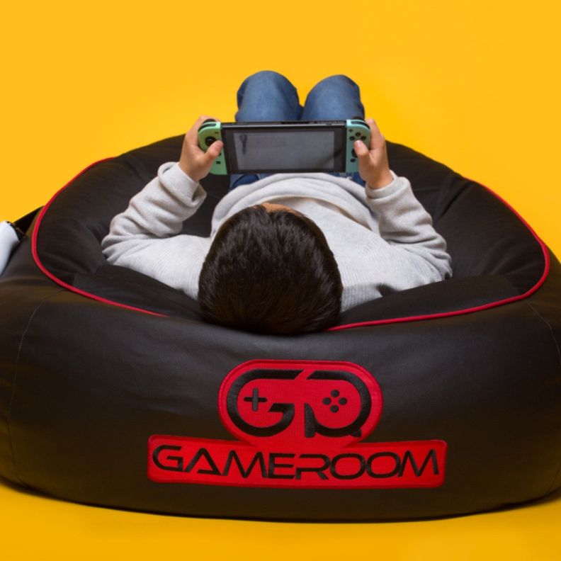 Silla Puff Gamer Zero Rojo-3