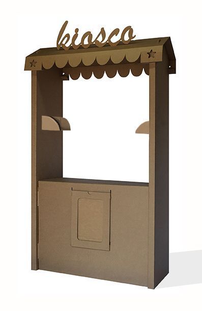 Kiosco de juguete de carton-1