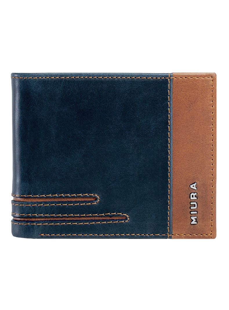 Billetera Hombre Miura Mod. Igor 100% Cuero Natural-0