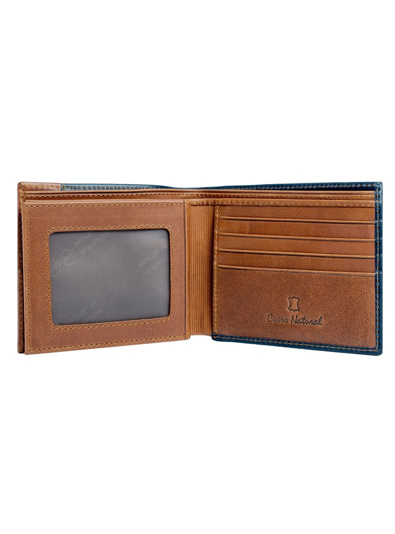 Billetera Hombre Miura Mod. Igor 100% Cuero Natural-2