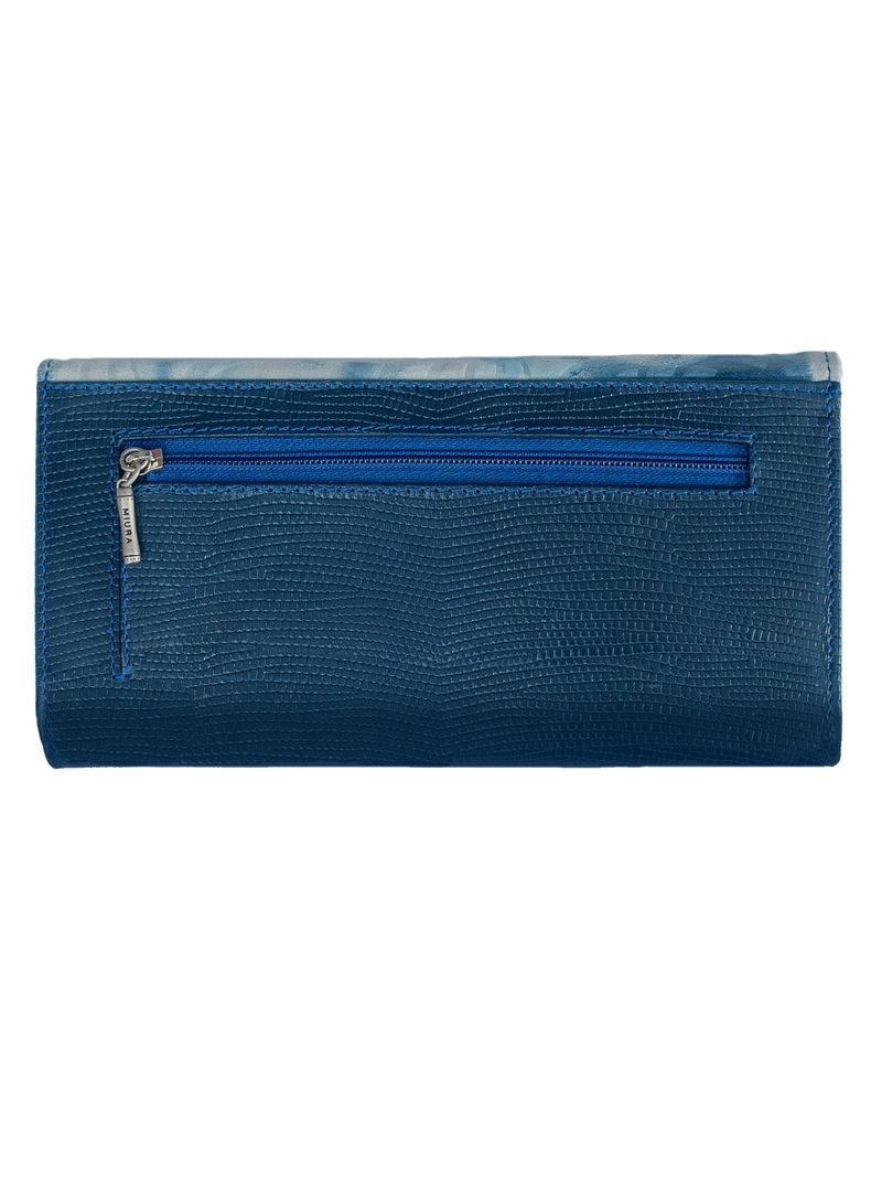 Billetera Mujer Miura Mod. Giulia 100% Cuero Natural con protección RFID-2
