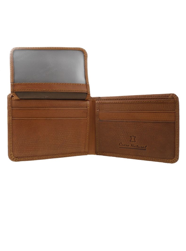 Billetera Hombre Miura Mod. Boris 100% Cuero Natural-2