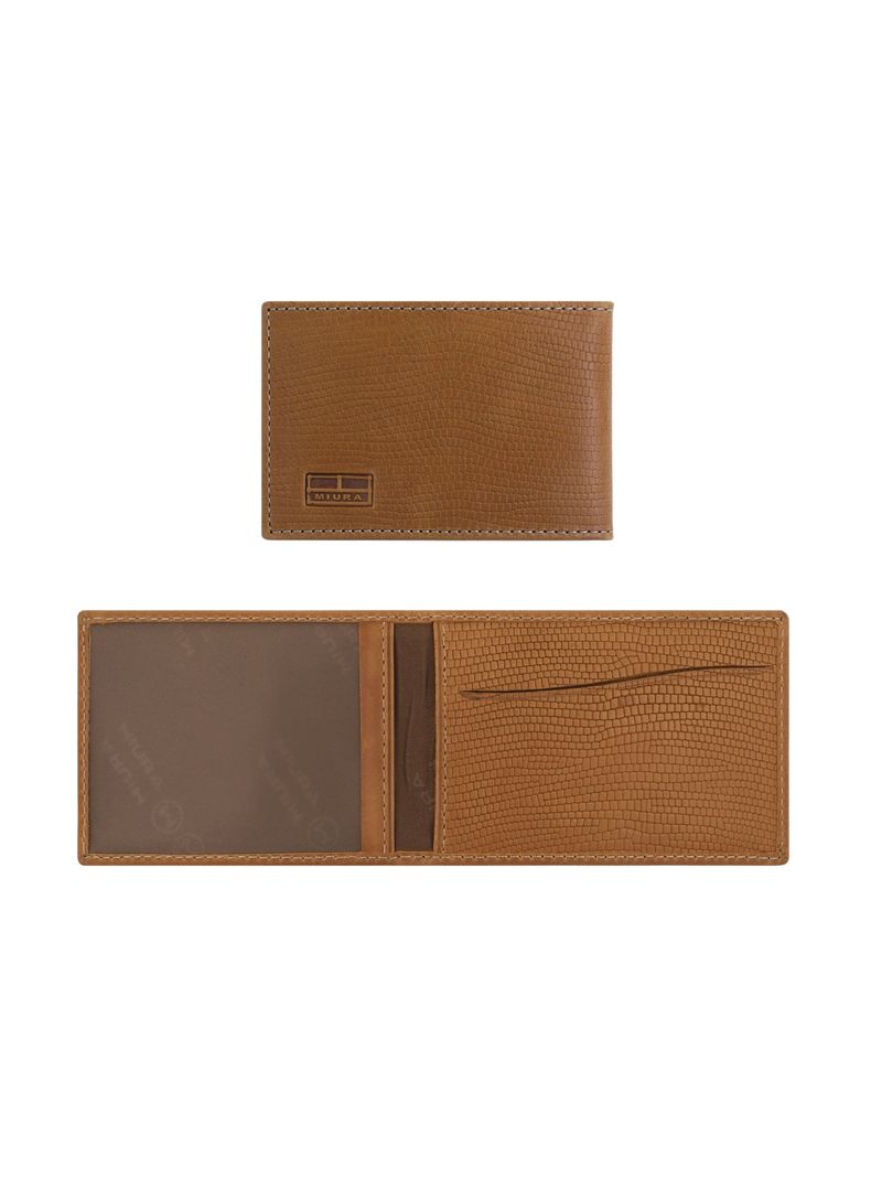 Billetera Hombre Miura Mod. Cleus 100% Cuero Natural con tarjetero adicional-3