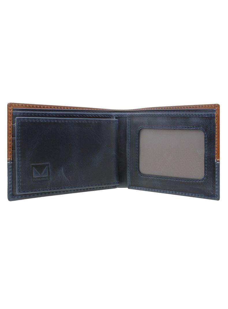 Billetera Hombre Miura Mod. Arnold 100% Cuero Natural con protección RFID con tarjetero adicional-1