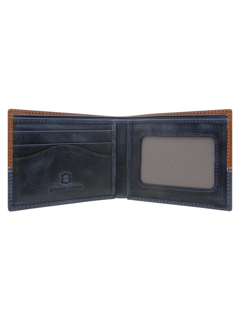 Billetera Hombre Miura Mod. Arnold 100% Cuero Natural con protección RFID con tarjetero adicional-2