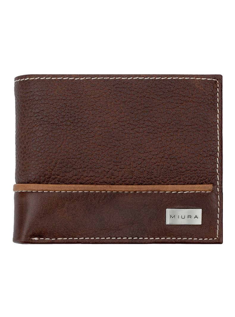 Billetera Hombre Miura Mod. Luciano 100% Cuero Natural