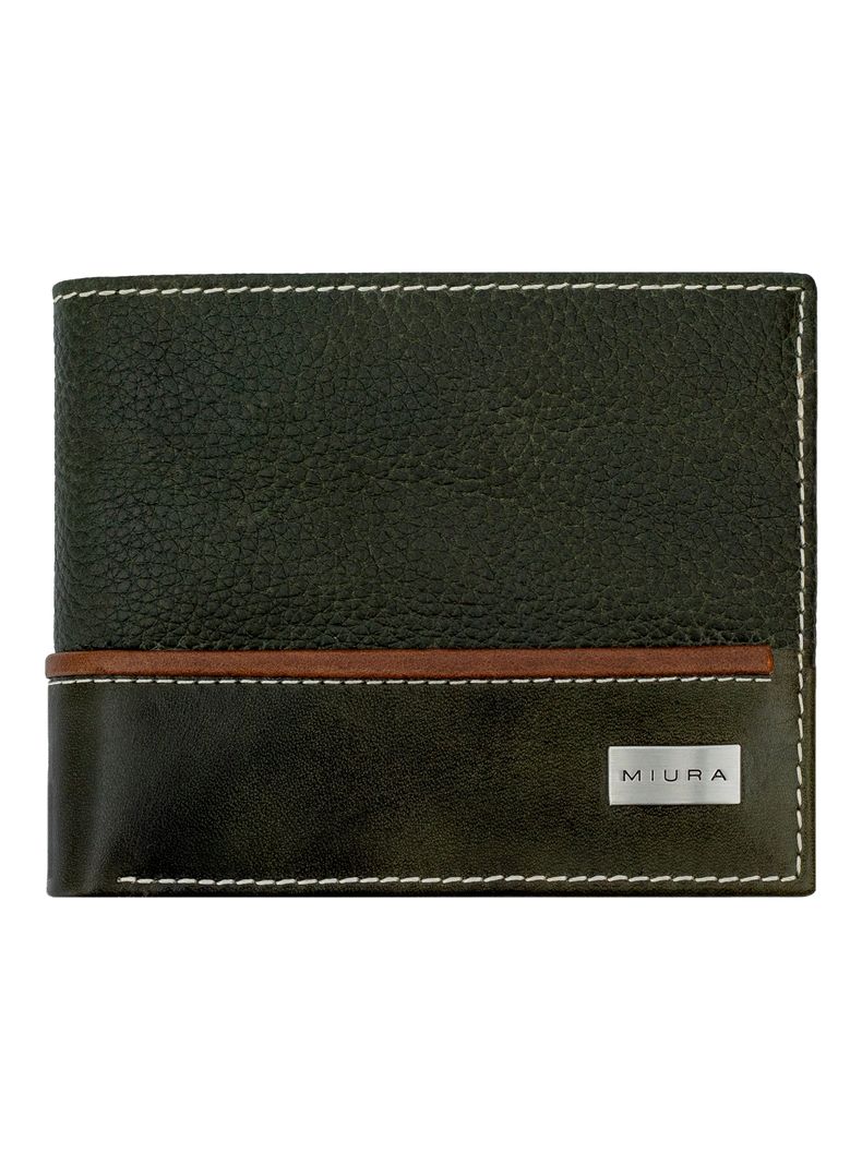 Billetera Hombre Miura Mod. Luciano 100% Cuero Natural