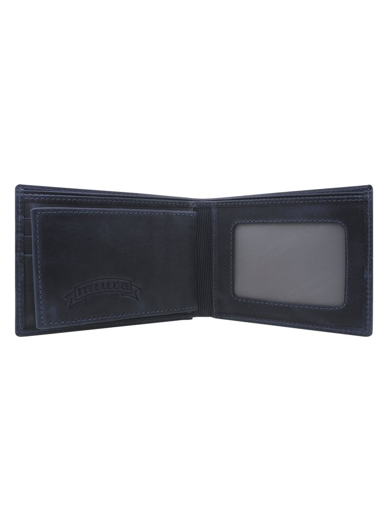 Billetera Hombre Miura Mod. Guido 100% Cuero Natural con protección RFID con tarjetero adicional-2