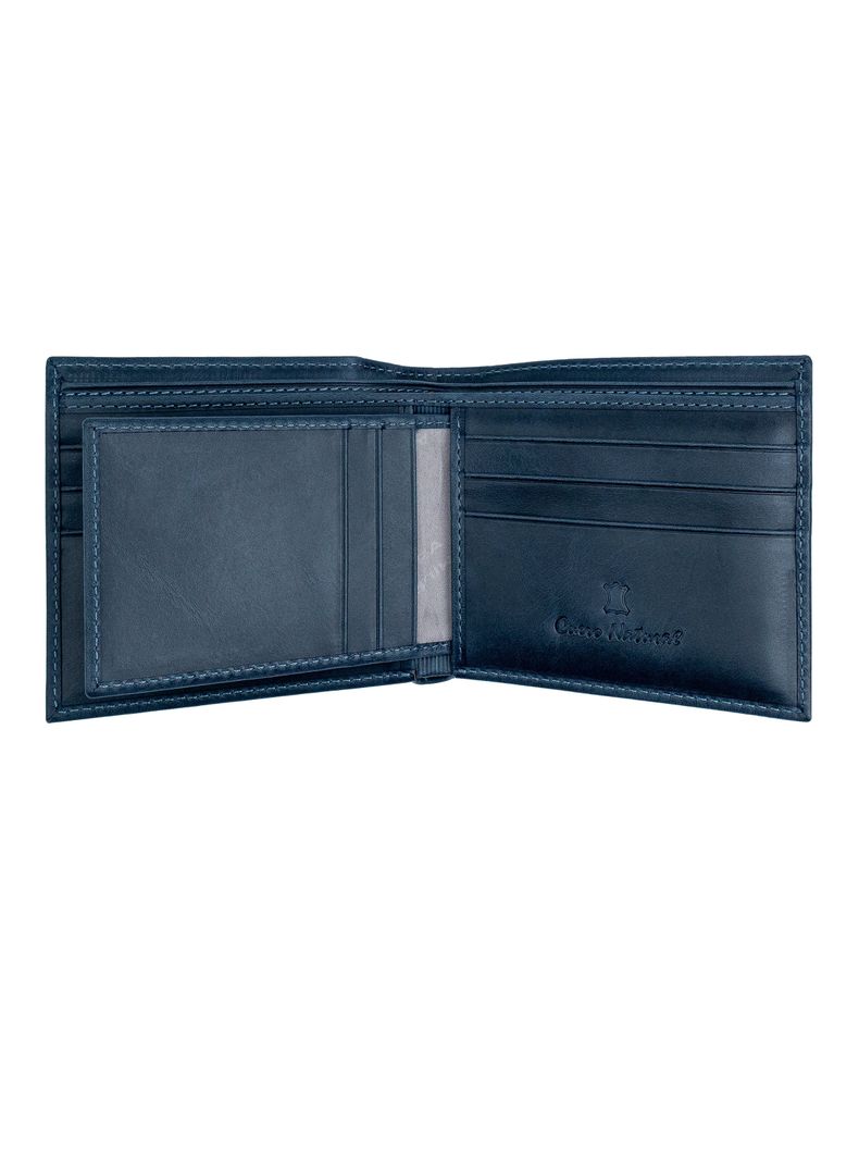 Billetera Hombre Miura Mod. Eder 100% Cuero Natural con protección RFID con tarjetero adicional-2
