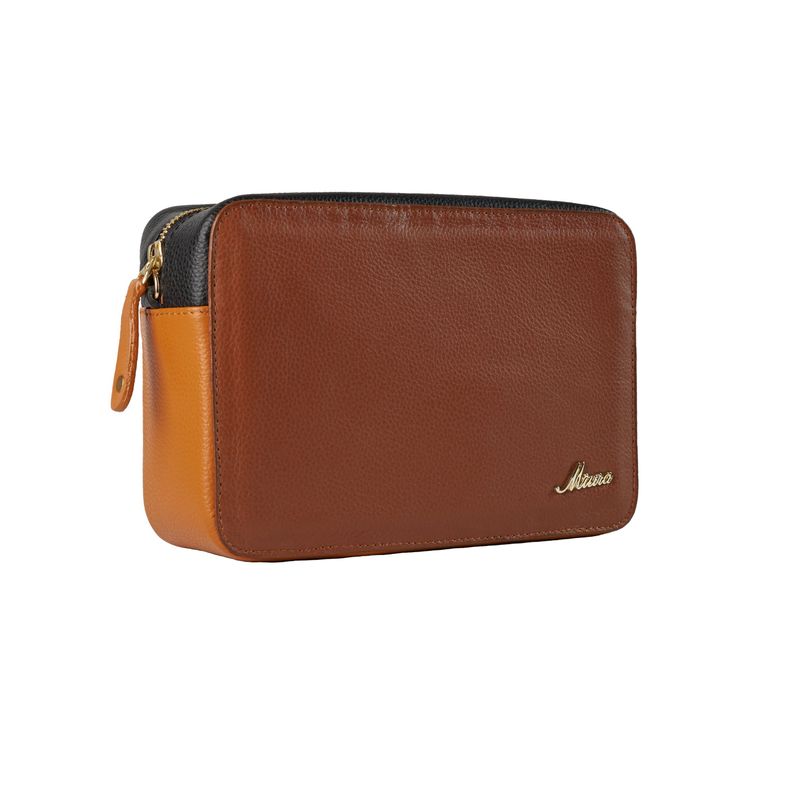 Cartera Mujer Miura Mod. Cozensa 100% Cuero Natural-1