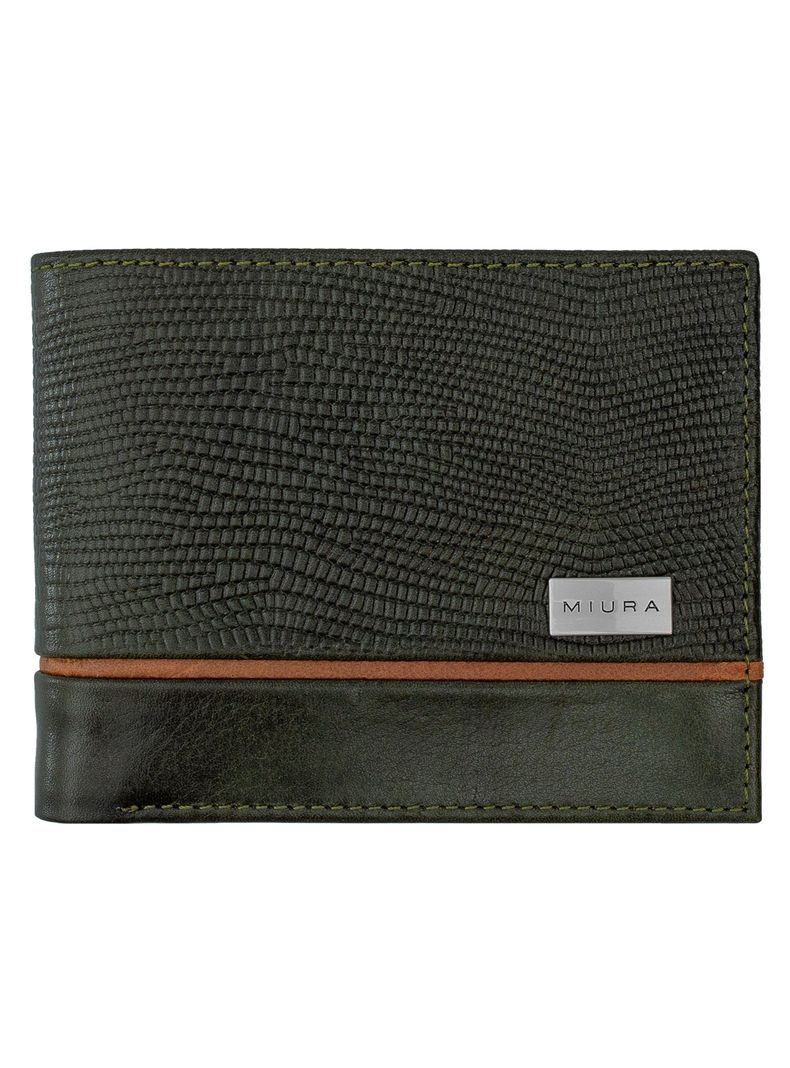 Billetera Hombre Miura Mod. Bartolomeo 100% Cuero Natural con proteccion RFID