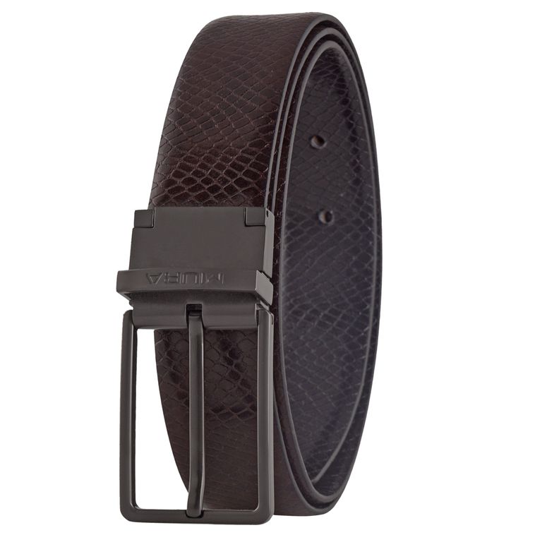 Cinturón Reversible Hombre Miura Mod. Ajax 100% Cuero Natural-2