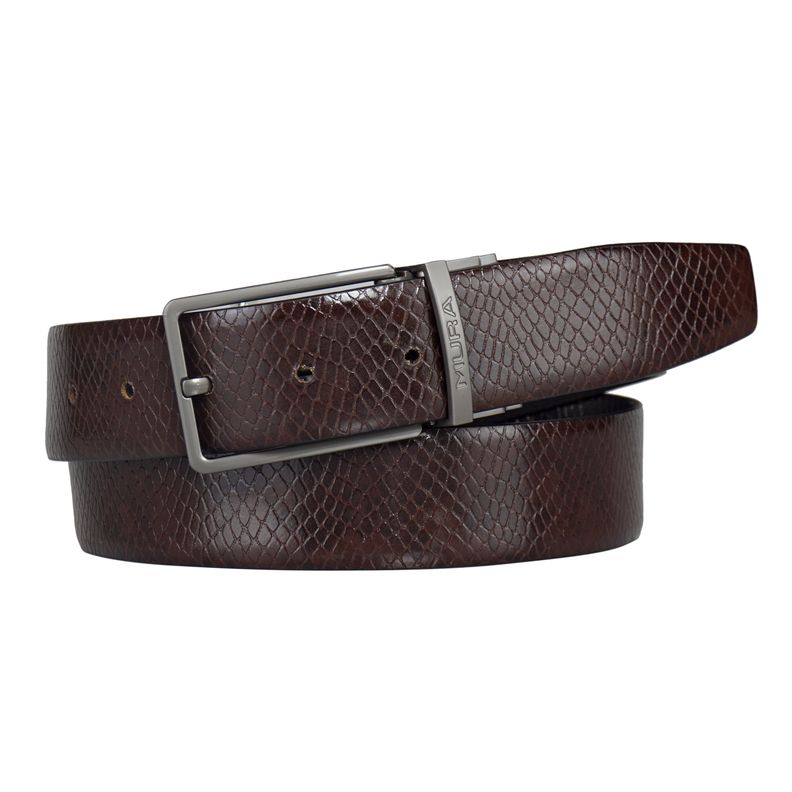 Cinturón Reversible Hombre Miura Mod. Ajax 100% Cuero Natural-6