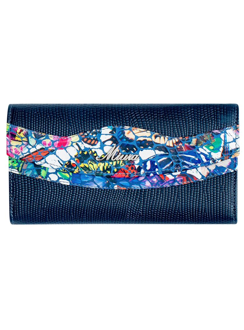 Billetera Mujer Miura Mod. Ambar 100% Cuero Natural con protección RFID-0