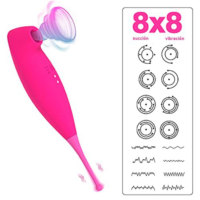 Vibrador y Succionador 2 en 1 -1