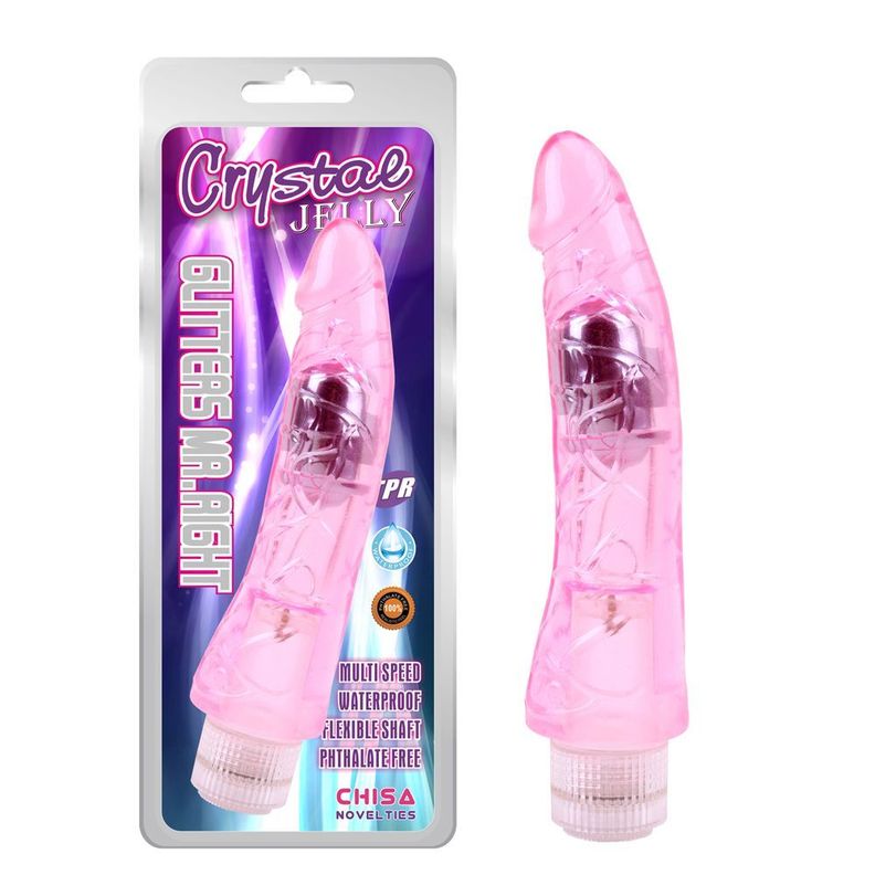 Dildo vibrador Mr.Right CrystalJelly CHISA -0