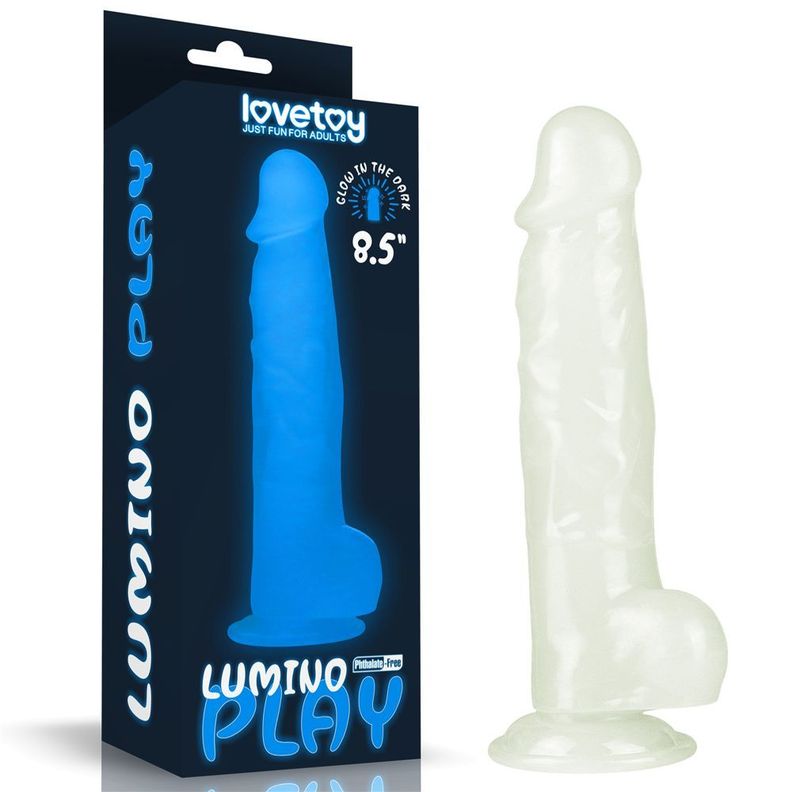 Dildo luminiscente Lumino 16,5cm LOVETOY -0