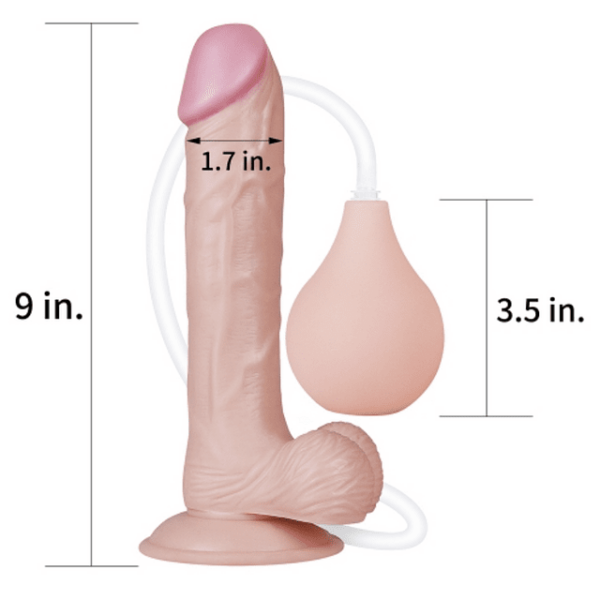 Dildo eyaculador Squirt Extreme 22cm color piel LOVETOY -1