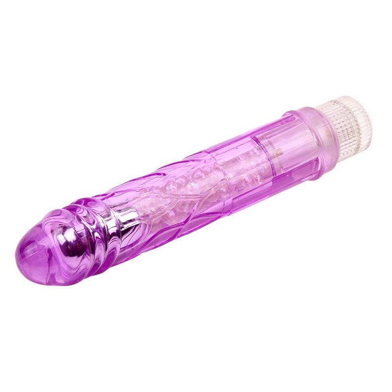 Vibrador Glitter Boy Crystal Jelly -2