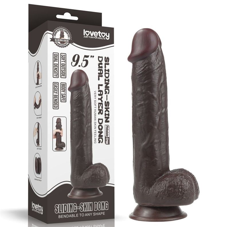 Dildo realista masturbable Dong 21cm LOVETOY -0