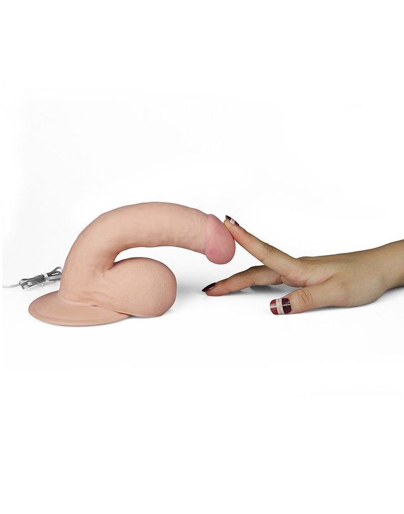 Dildo vibrador a control 20cm The Ultra Soft Dude -2