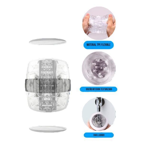 Masturbador Crystal SENSIVO -1