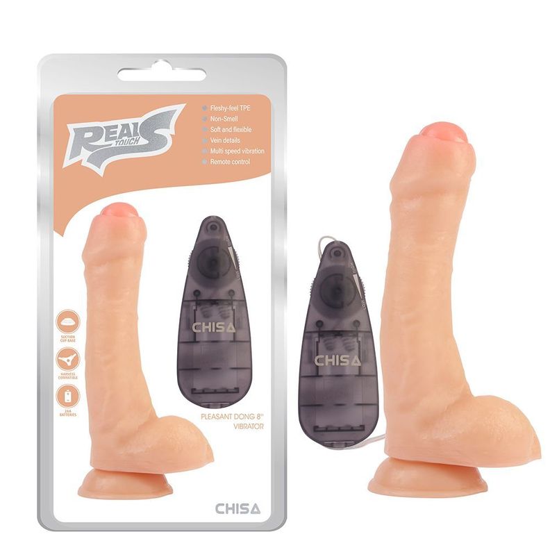 Dildo vibrador 20,3cm Duran RealBeats -0
