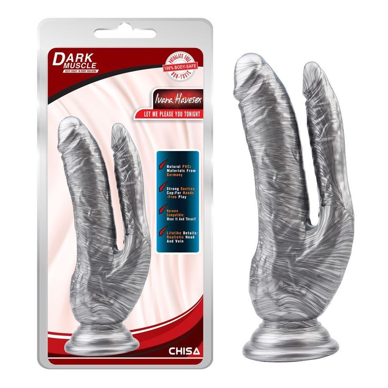 Dildo doble Ivana DarkMuscule CHISA -0