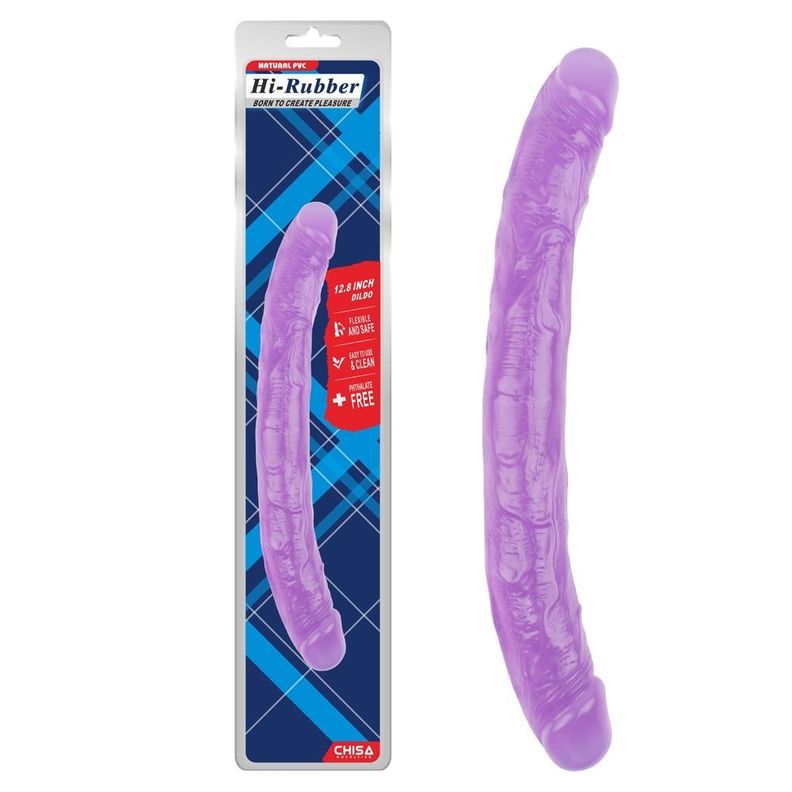 Dildo doble Glen McQ Hi-Rubber 32,5 cm CHISA -0