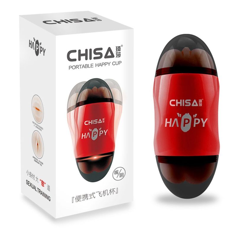 Masturbador masculino HappyCup RED MX CHISA -0