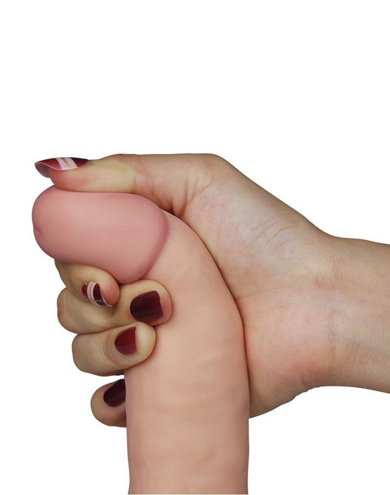Dildo vibrador The Ultra Soft Dude 19cm -5
