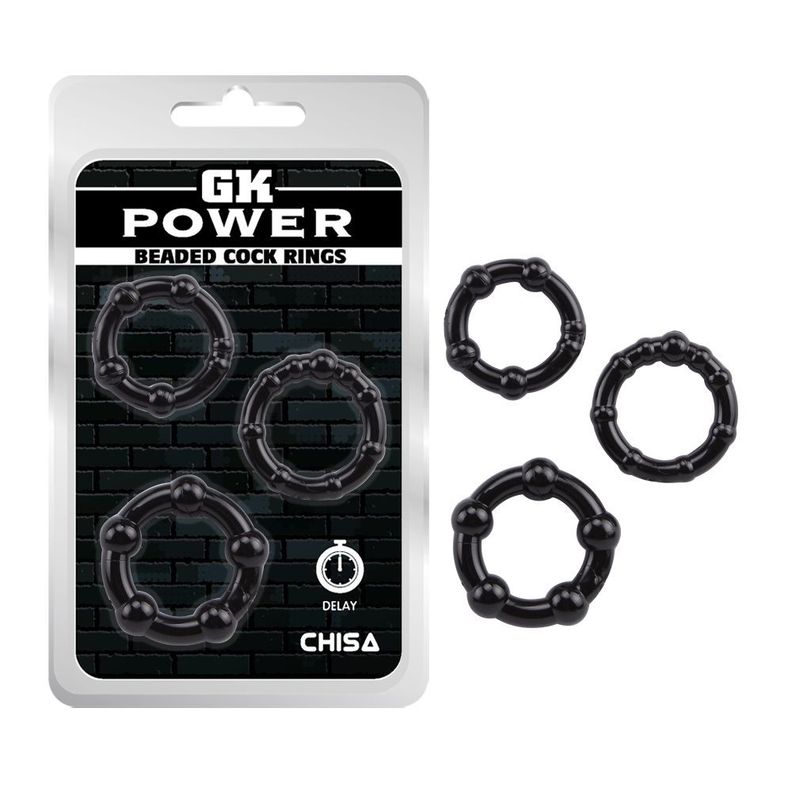 Pack 3 anillo para pene GK Power de CHISA -0