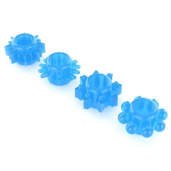Set 4 anillo para pene luminiscente Lumino LOVETOY -2