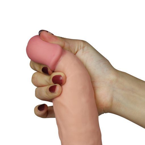 Dildo vibrador a control The Ultra Soft Dude 21cm  -4