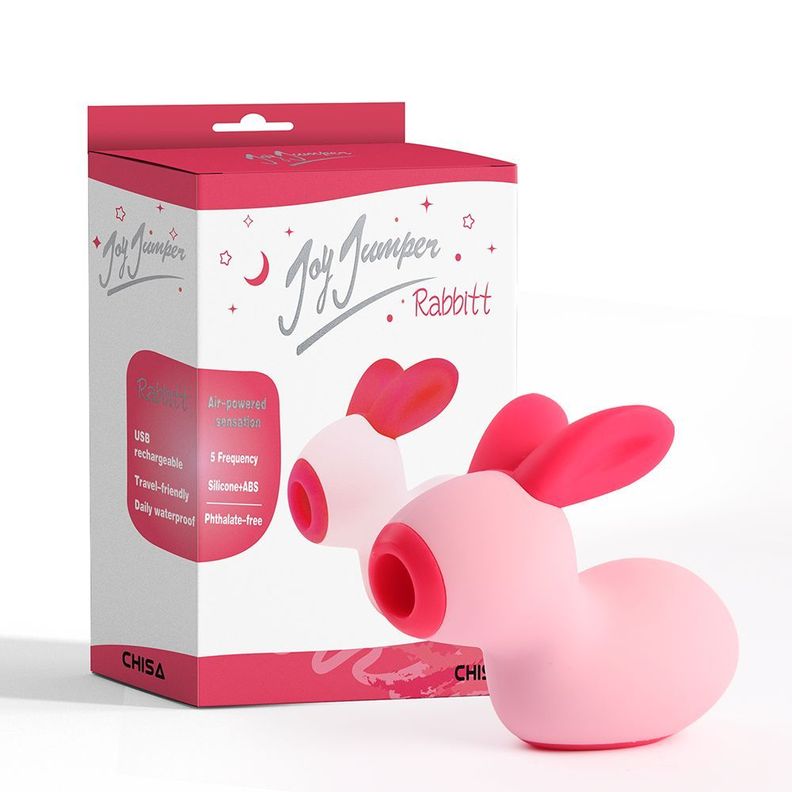 Vibrador Succionador Rabbit Pink CHISA -0