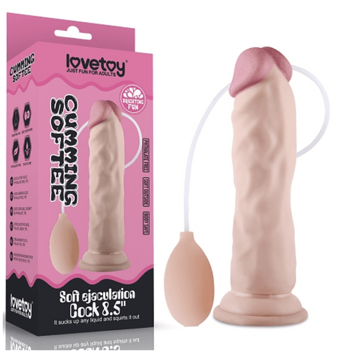 Dildo Eyaculador Cumming Softee 21 cm LOVETOY LV316001-0