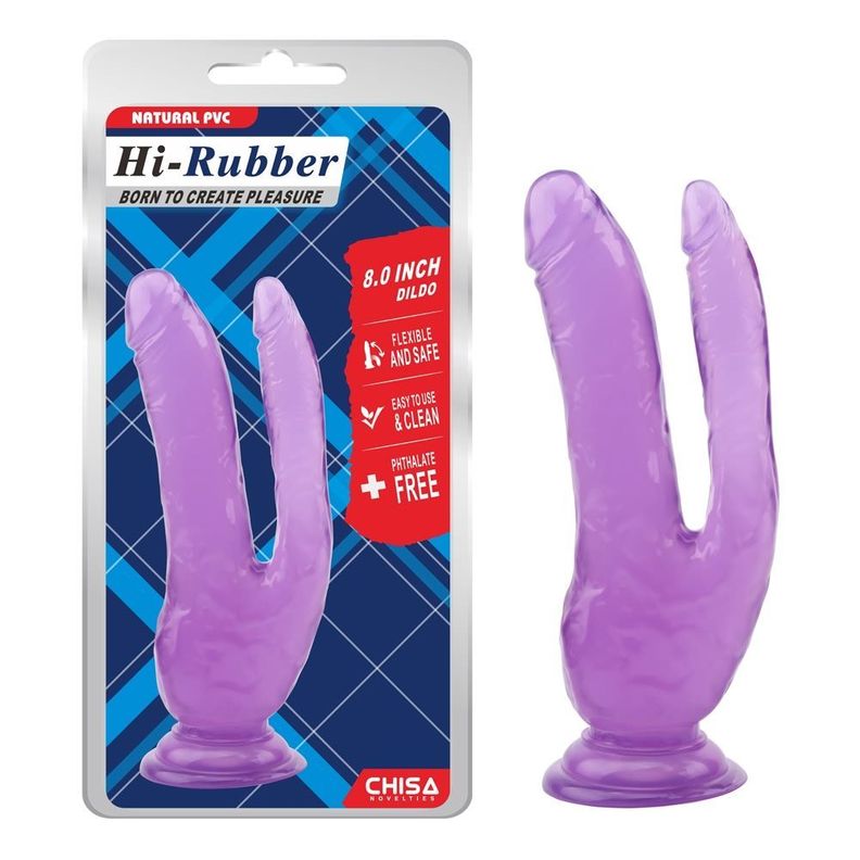Dildo doble Beom Hi-Rubber 12-11cm CHISA -0