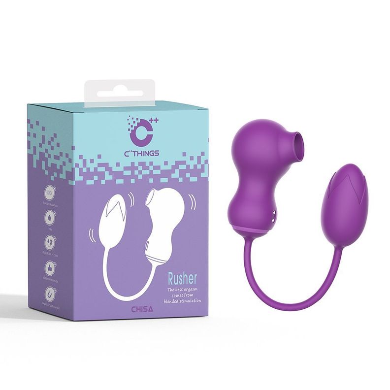 Vibrador Succionador Rusher CHISA -0