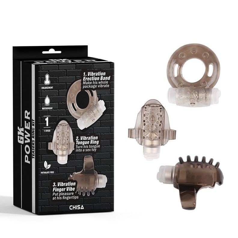 Pack 3 anillos vibradores GK Power CHISA -0