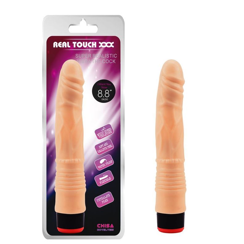 Dildo vibrador Log RealTouchXXX de CHISA -0