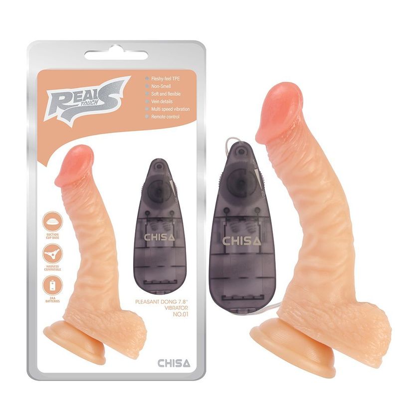 Dildo vibrador 19,8cm Frederic RealBeats -0