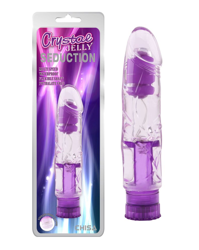Dildo vibrador Seduction CrystalJelly CHISA -0