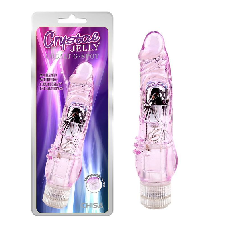 Dildo vibrador G-Spot CrystalJelly CHISA -0