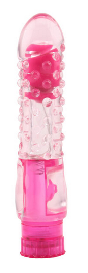 Dildo vibrador Pleaser CrystalJelly CHISA -1