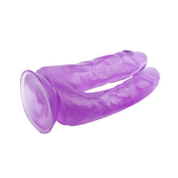 Dildo doble Joon D. Hi-Rubber 18-16 cm CHISA -2