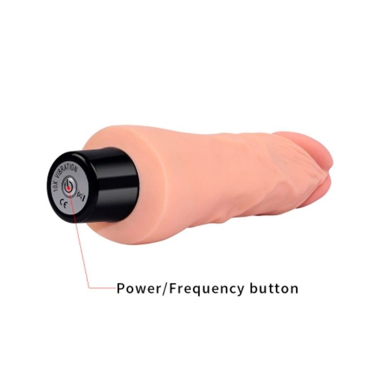 Dildo vibrador 23 cm RealSoftee de LOVETOY -2