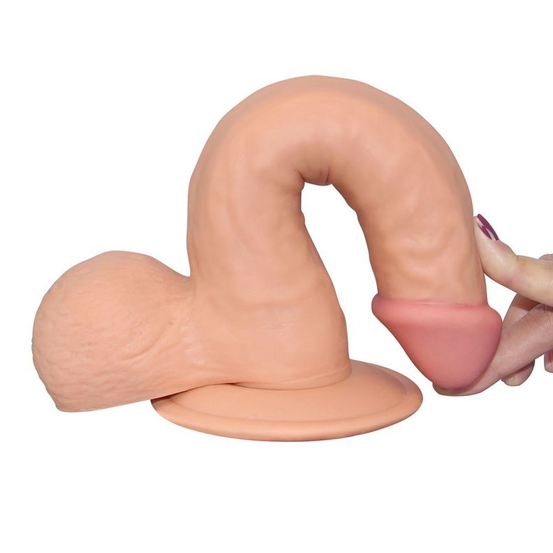 Dildo realista THE ULTRA SOFT DUDE 20cm LOVETOY -3